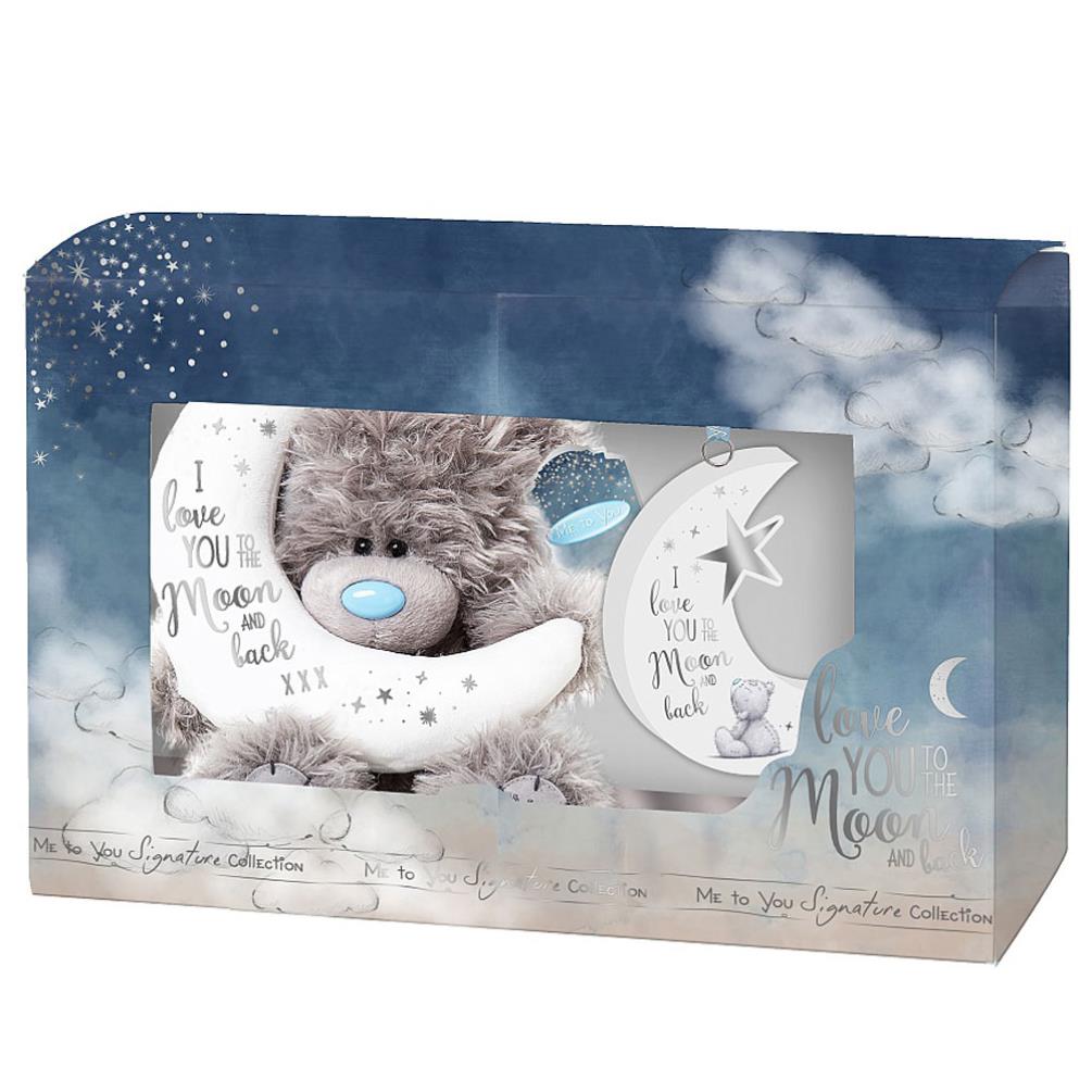 5" Love You To The Moon Me to You Bear & Plaque Set Extra Image 1